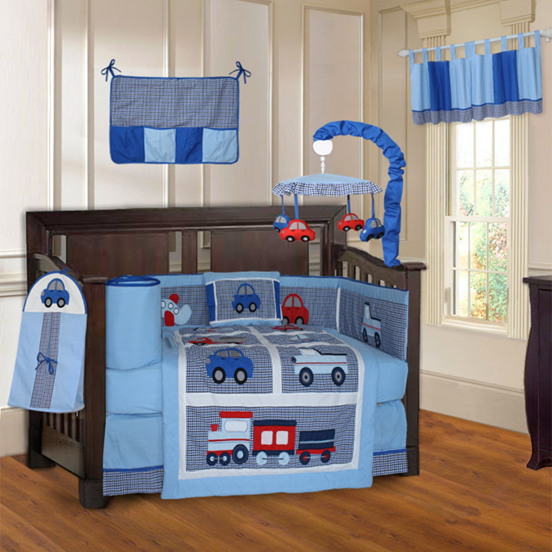 Zoomie Kids Knuth Transport 10 Piece Crib Bedding Set & Reviews Wayfair
